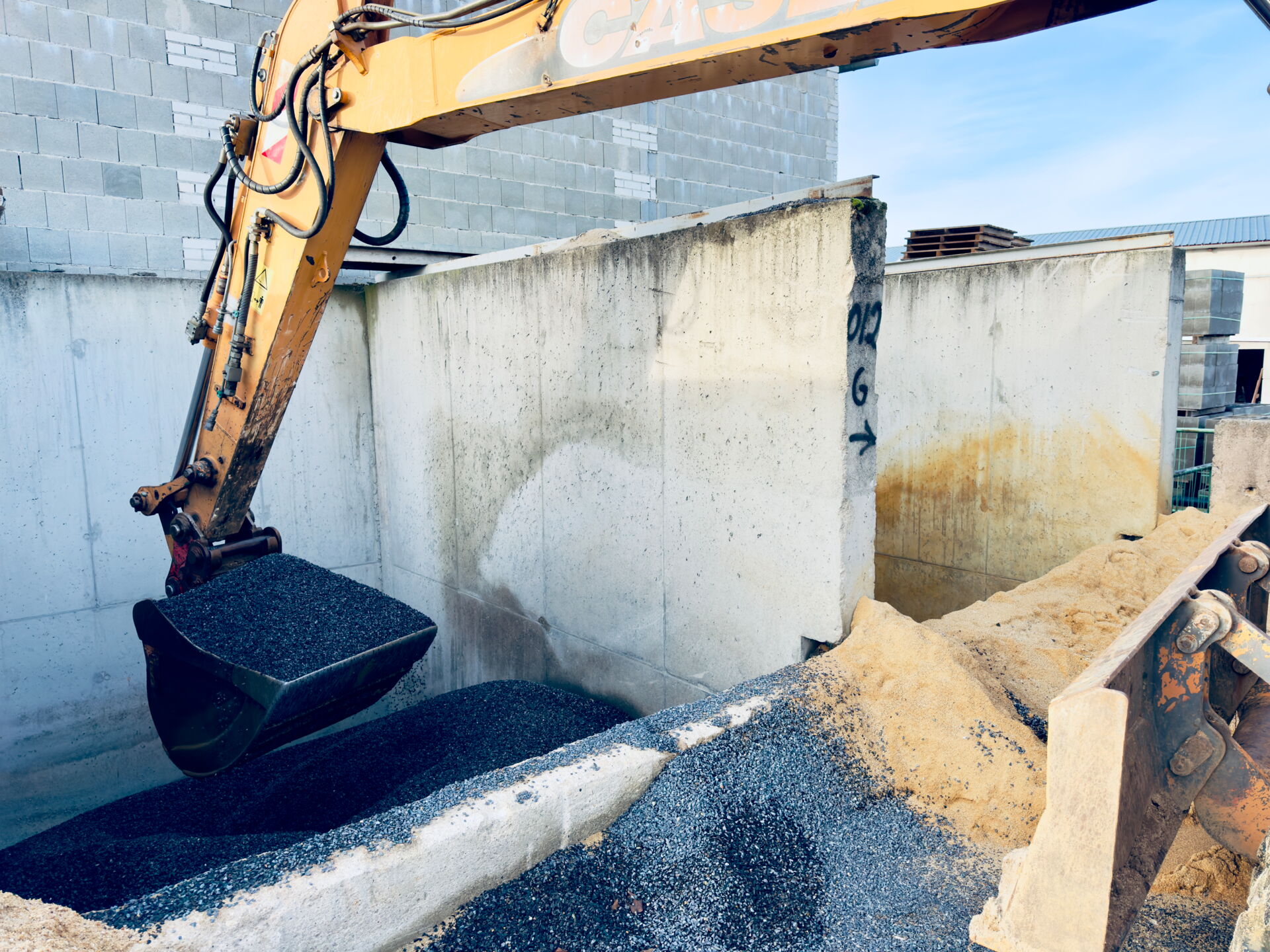  Beton-Sandbox-Elemente im Lager