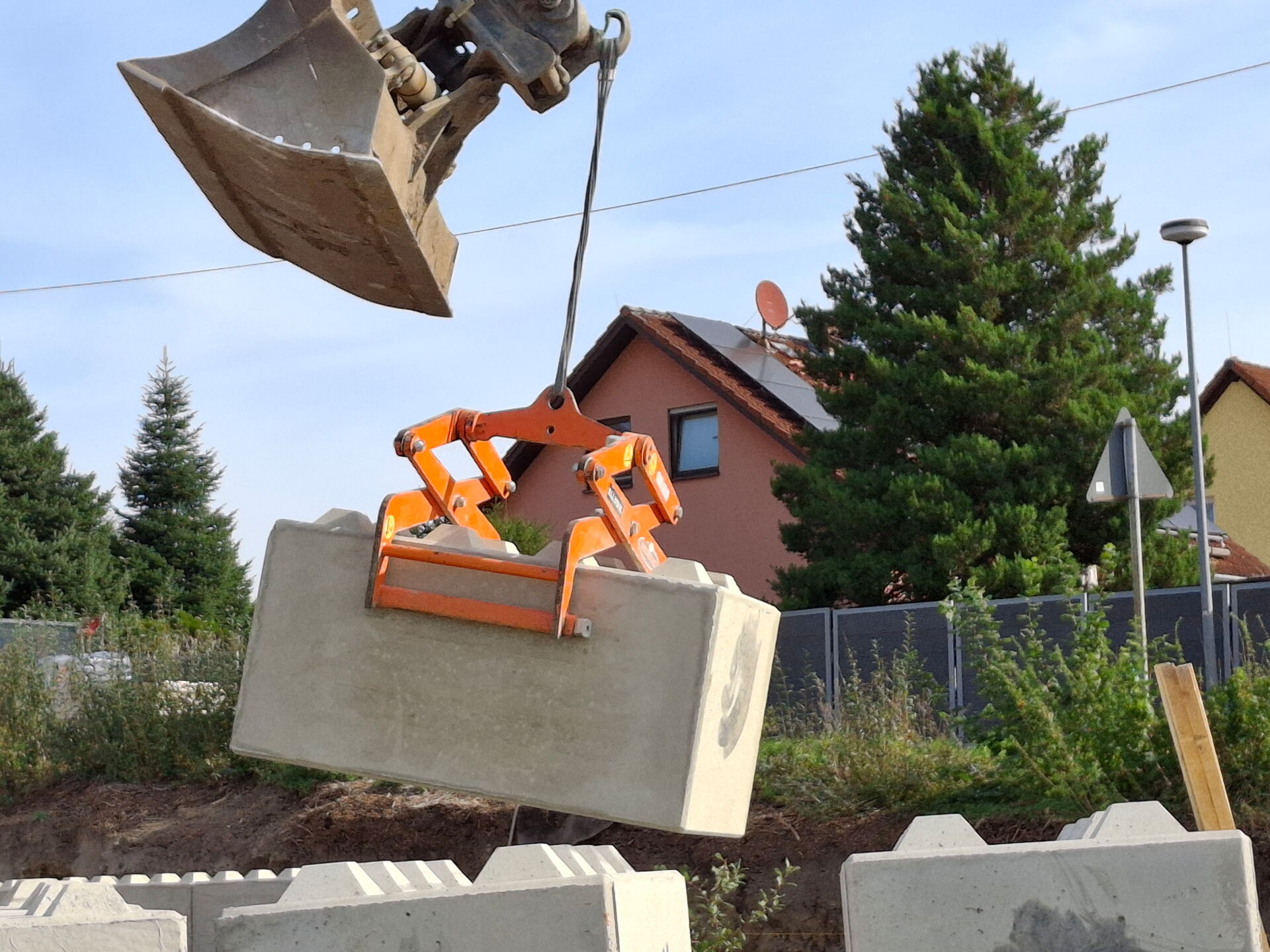  Zubehörteile für Betonblock-Stapelsystem